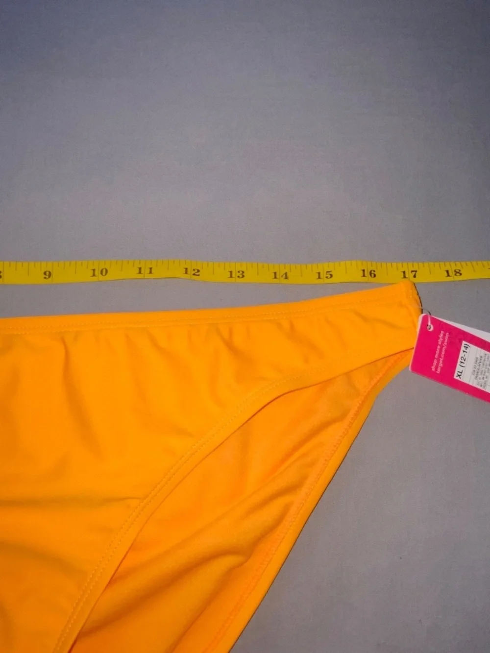 XHILARATION Neon Orange XL Bikini Bottom - Picture 3 of 8